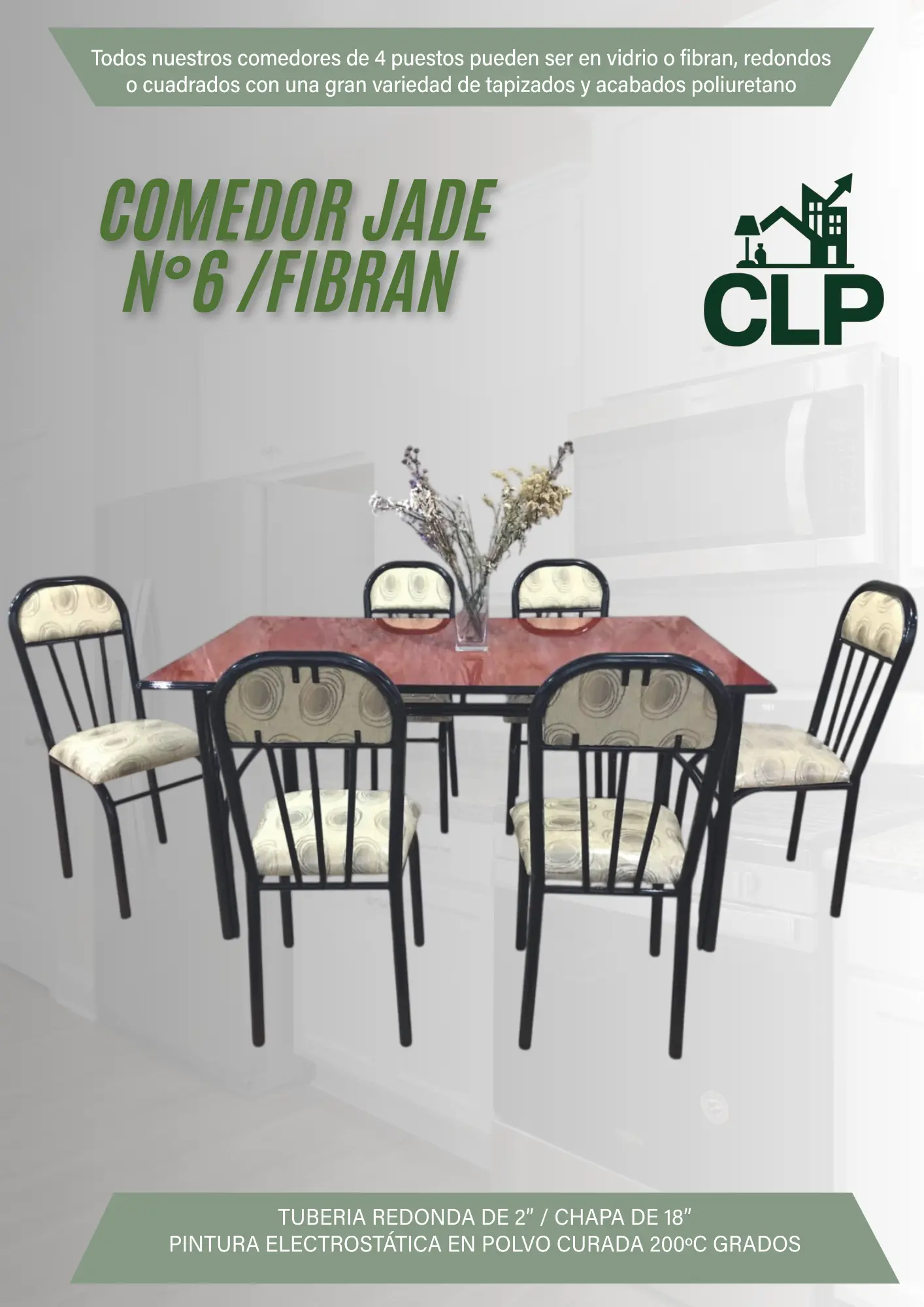 COMEDOR JADE #6 FIBRAN