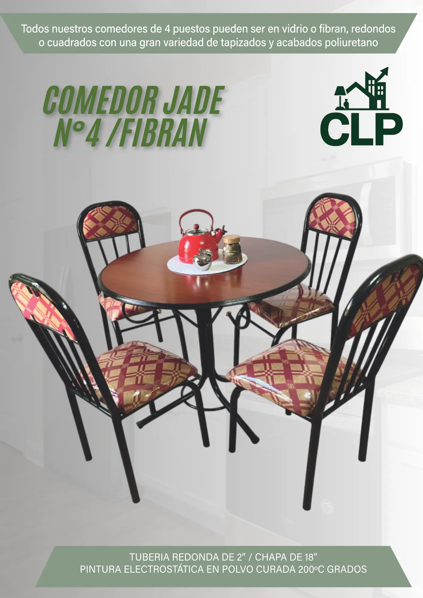 COMEDOR JADE #4 FIBRAN