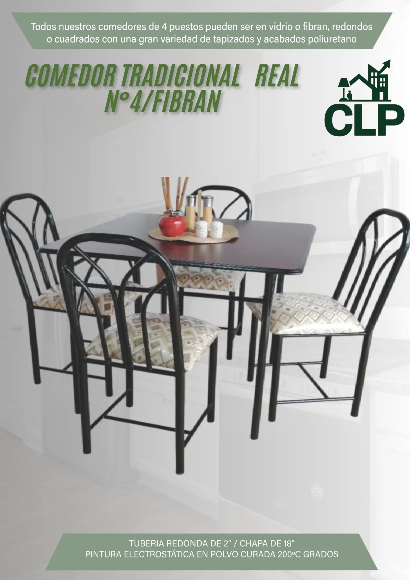 COMEDOR TRADICIONAL REAL #4 FIBRAN