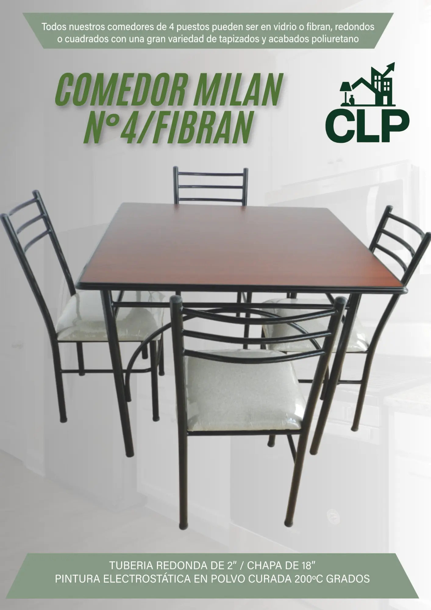 COMEDOR MILLAN #4 FIBRAN