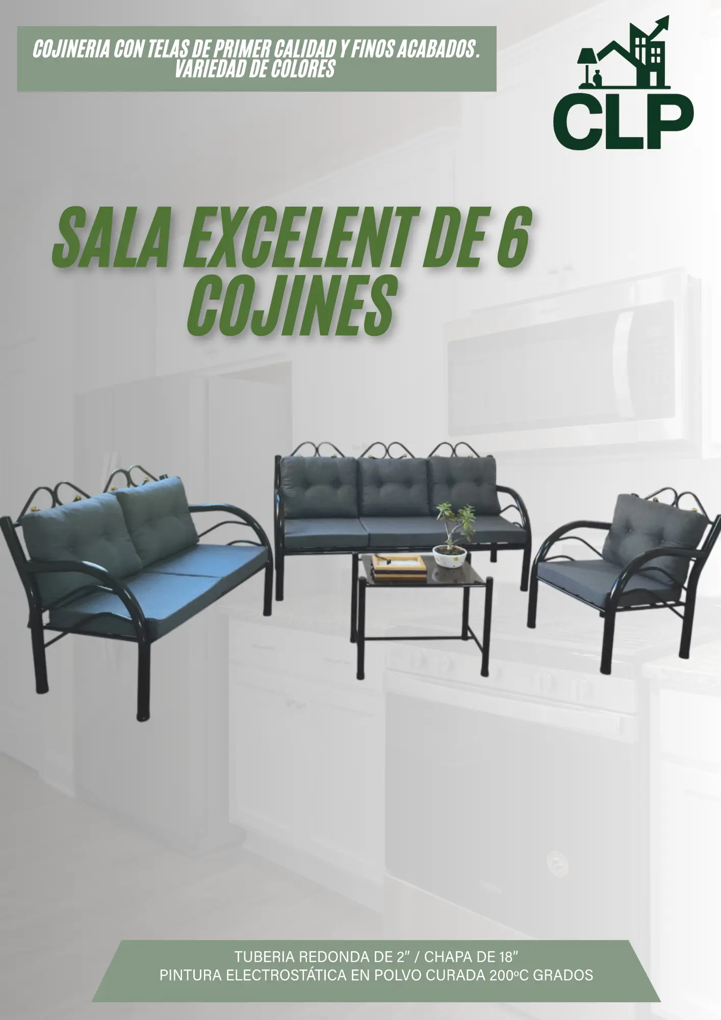 JUEGO DE SALA EXCELENCE DE 6