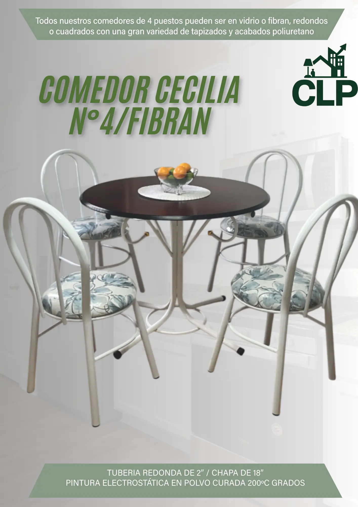 COMEDOR CECILIA #4 FIBRAN
