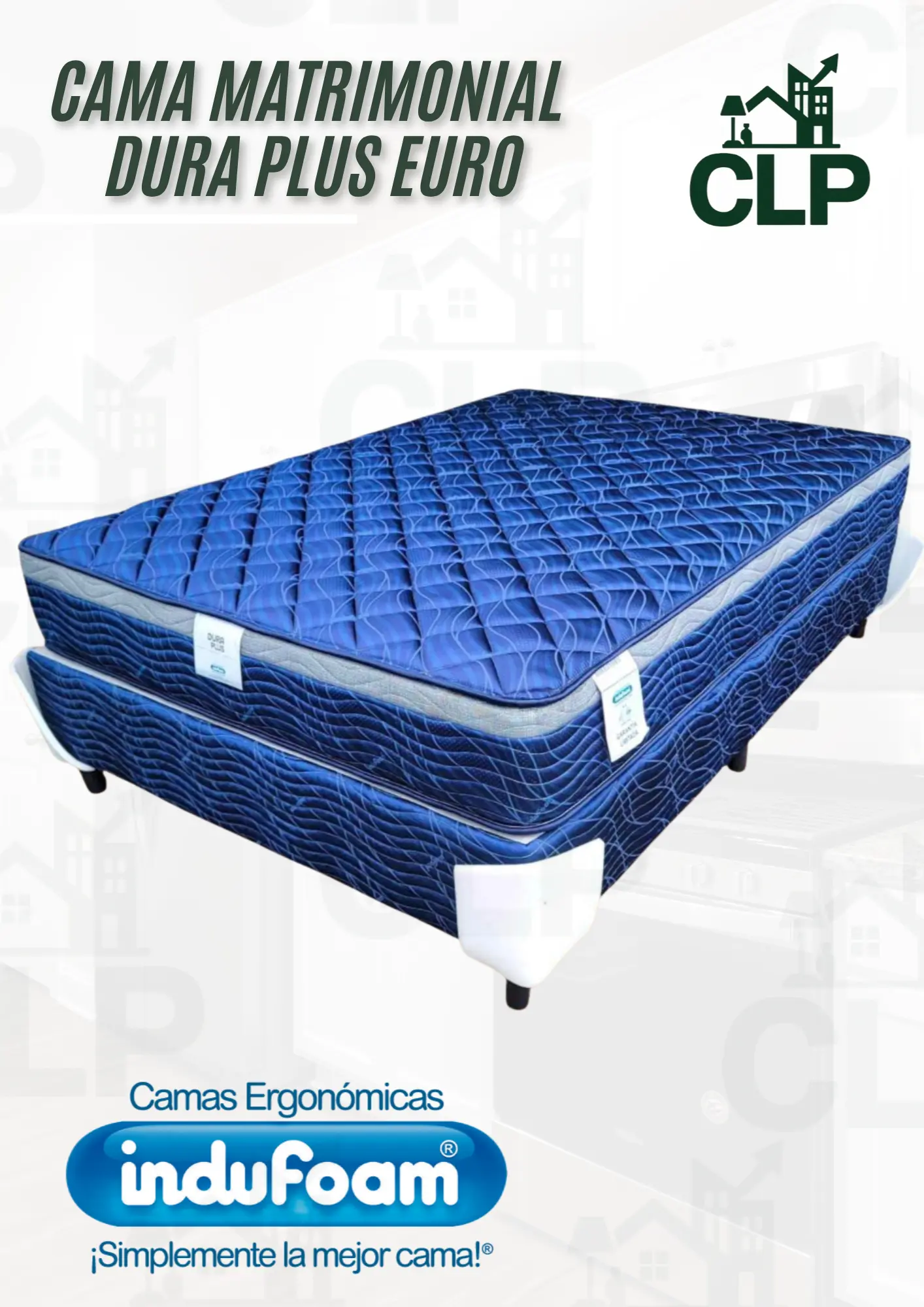 Cama Matrimonial  Euro Dura Plus