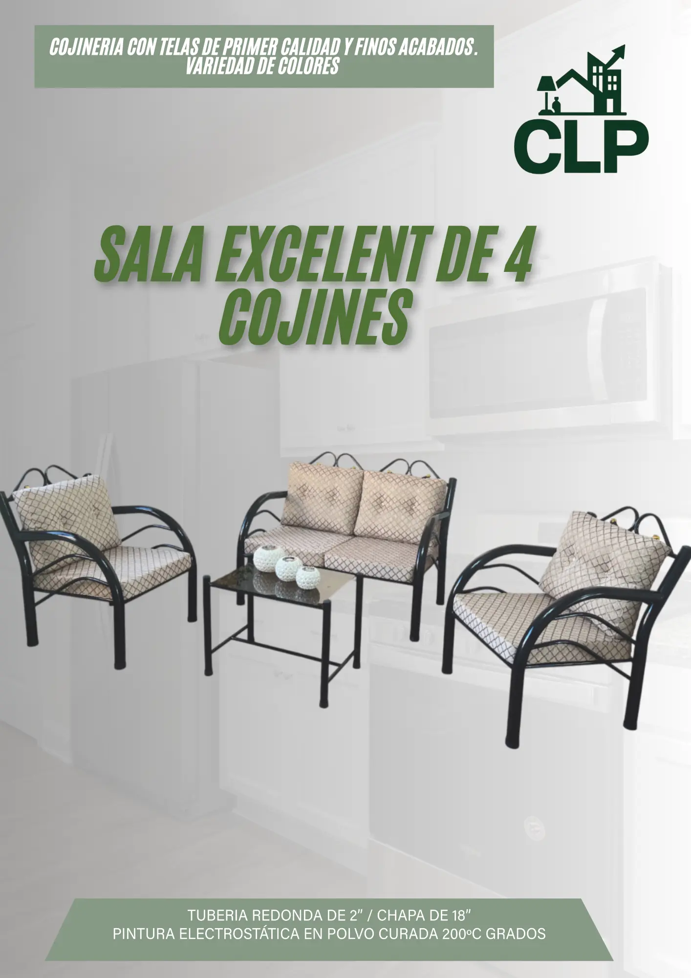 JUEGO DE SALA EXCELENCE DE 4