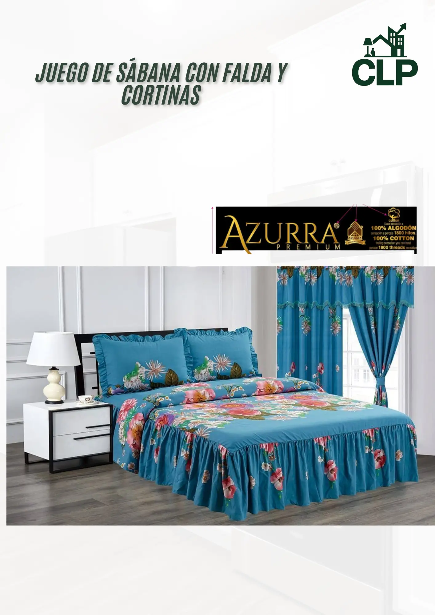 Juego De Sábana y Cortinas