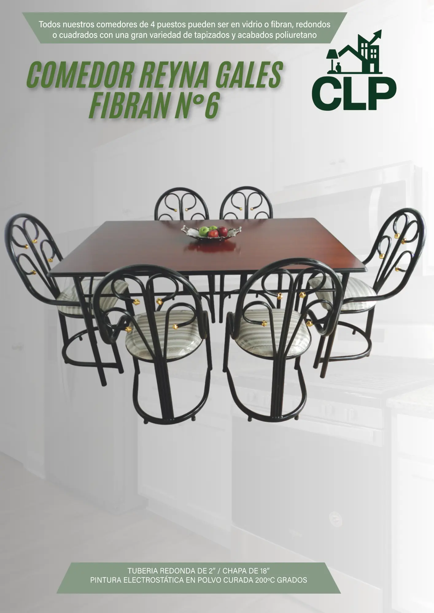 COMEDOR REYNA GALES FIBRAN #6