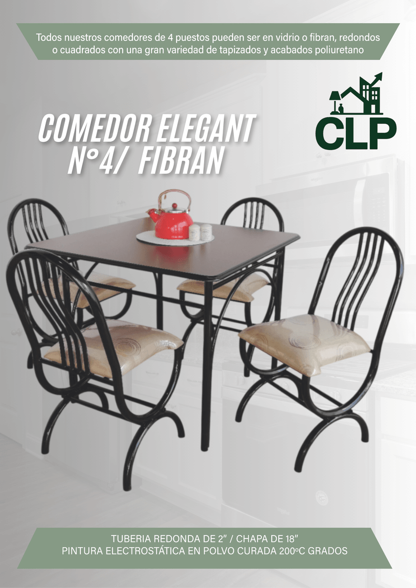 COMEDOR ELEGANT #4 FIBRAN